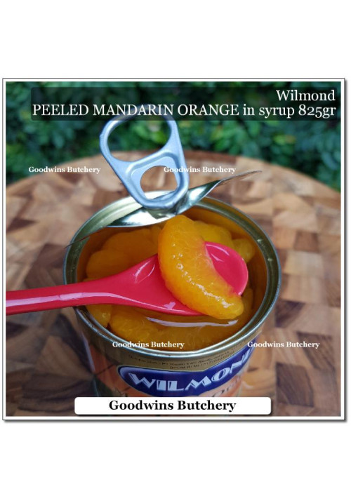 Fruit tin PEELED MANDARIN ORANGE Wilmond 175g